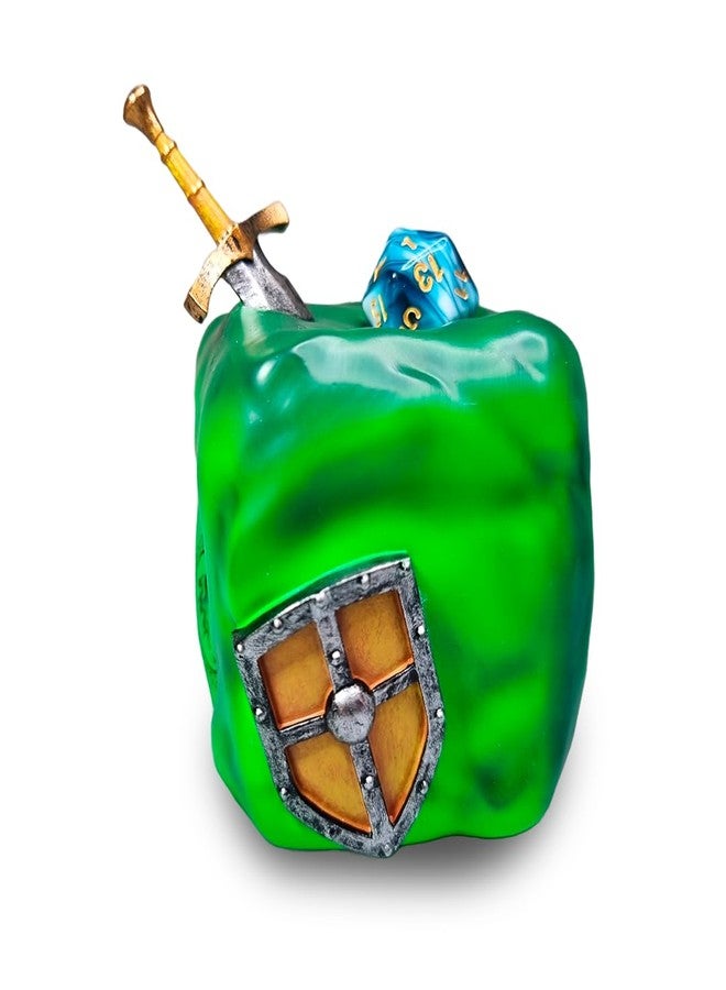 POWER BEAST DND Dice Jail Gelatinous Cube, Dice Jail Prison, Time Out Gelatinous Cube, Punish Your Polyhedric Dice, D&D, Dungeon Master, Dungeons and Dragons. - Image 1